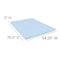 Flash Furniture 10" Full Mattress, 14" Bed frame & 3" Topper Set XU-BD10-10PSM3M35-F-GG - alternate 9